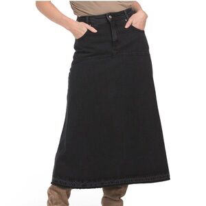BA&SH Denim Midi Skirt